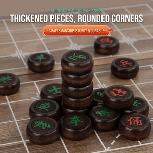 Large Carved Xiangqi <b>Set</b> Adult Chinese <b>Chess</b> Board Game Magnetic Feature Portable Packaging for School Academy Training Teaching - Product Image 6