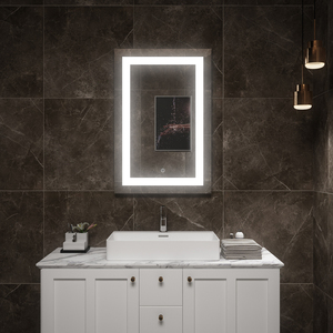 Miroir avec machine à bruit blanc intégrée pour une salle de bain relaxante - Product Image 2
