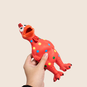 Wholesale Pet <strong>Dog</strong> Chew <strong>Toys</strong> <strong>Latex</strong> Spotted Chicken Medium Large Eco Friendly Durable Interactive Pet <strong>Dog</strong> <strong>Squeaky</strong> <strong>Toys</strong> - Product Image 3