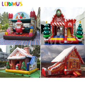 מאוד פופולרי חג המולד נושא מתנפחים ילדים שוברי טירה חג המולד - Product Image 5