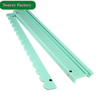 Support et pousseur en acrylique de plusieurs tailles, vert menthe, support de mahjong festonné avec votre propre logo