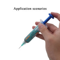 Dispensador de Flux para Soldadura de Aleación de Aluminio, Tipo Jeringa, Herramienta de Propulsión para Soldar