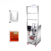 Machine de remplissage de liquides électrique multifonctionnelle automatique en acier inoxydable de 5 à 150 ml, haute précision, qualité alimentaire, pour sachets et films.