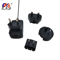 Adaptateur de prise interchangeable AC/DC 100-240V, adaptateur d'alimentation universel 5V 1A, chargeur mural 5W avec prise EU US UK AU