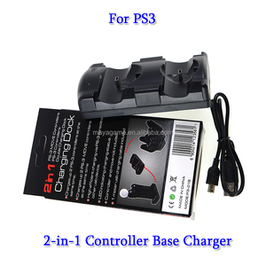 Station de charge USB verticale pour manettes <span class=keywords><strong>PS3</strong></span>/<span class=keywords><strong>PS3</strong></span> <span class=keywords><strong>Move</strong></span>, double station de charge pour manettes Sony <span class=keywords><strong>Playstation</strong></span> 3 - Product Image 1