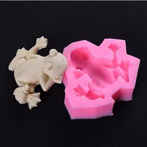 Small Frog Flexible Push Mold silicone frog mold for cake decorating resin or polymer clayChocolate Food Safe Silicone mold