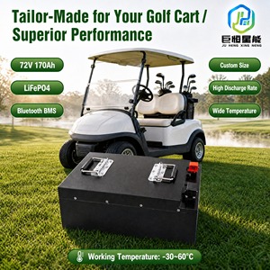 Batterie au lithium rechargeable prismatique LiFePO4 72V 12,24 kWh avec BMS intelligent, cycle profond, qualité A, pour chariots de golf - Product Image 6