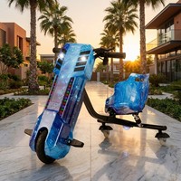 Trottinette Électrique Drift Trike pour Enfants 250W 36V à 3 Roues avec Lumières LED, Moteur Brushless, Longueur Réglable, Capacité 100kg, Batterie Lithium