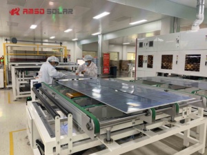 Panneau solaire TOPcon <span class=keywords><strong>AMSO</strong></span>, économique et de haute qualité, résistant aux intempéries, 670W, pour usage domestique, type N - Product Image 2