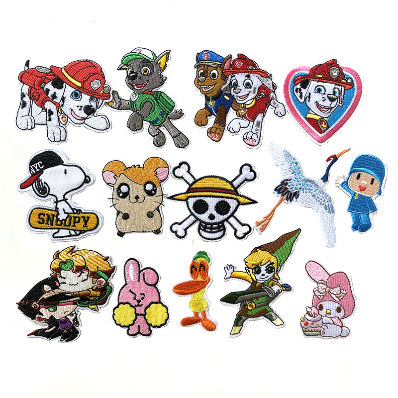 Бесплатные образцы самоклеящегося железа на ткани Вышивка Бабочка Швейные патчи на заказ детские джинсы наклейки Патчи для одежды