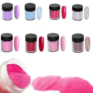 MAFANAILS Poudre Solide pour Trempage Blanc Transparent Acrylique 11 Couleurs Poudre Chrome FA-46 Pigment pour Trempage Ongles Art G3 Bling - Product Image 2