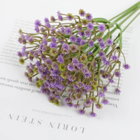 Fleurs artificielles de gypsophile en gros, tiges réalistes sans perte de pétales, multicolores, pour décoration de mariage, décoration intérieure et centre de table