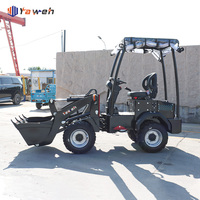 CE YAWEH Máquinas Eléctricas, Cargadora Eléctrica Compacta, Cargadora de Ruedas Delanteras, Cargadora Hidráulica de Batería, Elektro Radlader
