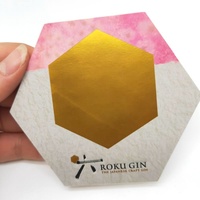 Sous-verres jetables écologiques en forme de dessin animé hexagonal, tapis antidérapants en papier texturé pour pub, bar à cocktails, café, absorbants, décorations pour la maison