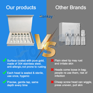 Kit de Microagujas de Oro 24K a <span class=keywords><strong>Precio</strong></span> de Fábrica, Kit de Infusión para Tratamiento del Acné y Refinamiento de Poros, Kit de Microagujas para Spa - Product Image 3