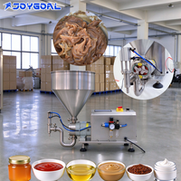 Machine de remplissage semi-automatique à pompe rotative pour pâtes de viande, en acier inoxydable, pour liquides visqueux (crème, miel)