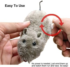Jouet interactif pour chat en forme de souris réaliste, pour chatons, activité intérieure, chasse et divertissement quotidien - Product Image 4