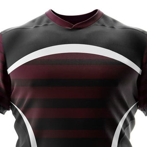 Uniformes de Rugby Personalizados de Alta Calidad, Logotipo Personalizado, Impresión por Sublimación Total, 100% Poliéster, Secado Rápido, Transpirable, OEM - Product Image 6