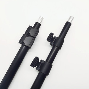 Tringle à rideau <span class=keywords><strong>télescopique</strong></span> en aluminium robuste sur mesure, 2 <span class=keywords><strong>mètres</strong></span>, <span class=keywords><strong>3</strong></span> sections - Product Image 5