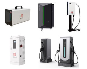 Haute qualité 60KW EV Charge Double prise DC Pile de charge GBT/CCS2 Véhicules électriques Station de charge de voiture en plein air - Product Image 1