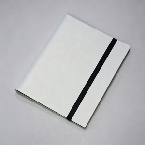 Fuxi Leather Hardcover Album <b>Notebook</b> in Green Gray Blue White Black Colors Sewing Binding Strap Closure UV Printed Gift Storage - Product Image 2
