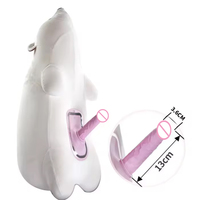 Ferngesteuertes Fuchs-Spielzeug Plüsch-Bär Vibrator für Frauen Plüsch-Sextoy Vibrierender Teddybär Vibrator
