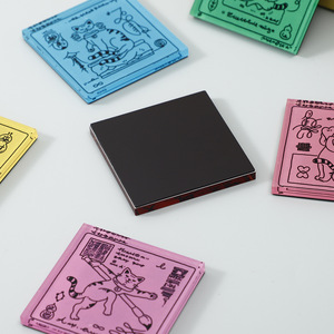 Imanes Acrílicos Cuadrados Personalizados para Refrigerador con Diseño de Gato de Dibujos Animados, Pegatinas Magnéticas, Regalo Personal - Product Image 2