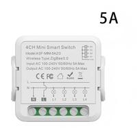 2 PAK Interruttore Intelligente Zigbee Multi-Canale 5A con Design a Barra Elettrica per Luci LED e Dispositivi a Basso Consumo Tramite App Smart Life per Uso Domestico