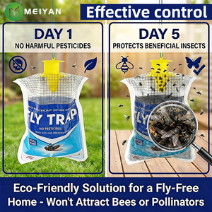 Trappola per Mosche Monouso Impermeabile ed Ecologica con 6 Mesi di Utilizzo per il Controllo degli Insetti in Giardino - Product Image 1