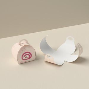 Caja de Embalaje Personalizada para Pasteles y Postres, Caja de Regalo DIY con Asa, Impresión Offset del Logotipo, Caja Cuadrada Blanca de Cartón para Tiramisú 2 - Product Image 1