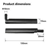 Antenne Wi-Fi longue portée double bande Omni 4G 5G 5dBi LTE avec connecteur SMA mâle, prix usine