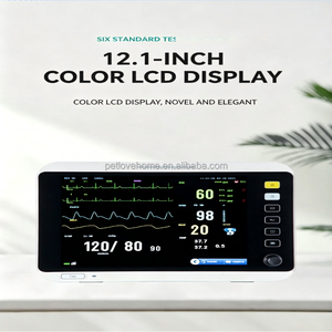 Monitor Multiparametrico ad Alta Precisione per Ospedali Veterinari con Display ECG, Pressione <span class=keywords><strong>Sanguigna</strong></span>, Ossigeno, Temperatura Corporea, Respirazione e Pulsazioni - Product Image 4
