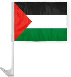 Grosir kustom bendera mobil Palestina poliester 100% dengan cetakan Digital bendera Promosi & spanduk - Product Image 1