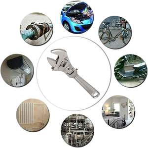 Clé à singe à tête flexible 180 clé à cliquet pliable multi-fonctionnelle à bascule pliante outil de réparation rapide de Machine - Product Image 5