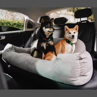 Offre Spéciale luxe chien lit rectangulaire pliant sac de transport pour animaux de compagnie pour chats étanche confortable solide pour voiture voyage siège arrière