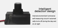AC105-305V IP65 Saklar Sensor Kontrol Cahaya Otomatis Tahan Air Sensor Fotolistrik Lampu Jalan LED Sensor Fotocell