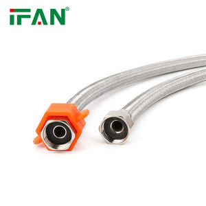 IFAN 30-60cm OEM F3/8\" Robinet TAP <span class=keywords><strong>Flexible</strong></span> Tuyaux de <span class=keywords><strong>plomberie</strong></span> tressés en acier inoxydable - Product Image 5