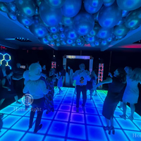 Offre Spéciale danse LED 3D miroir de givre piste de danse lumières de scène pour église mat teinture piste de danse mariage