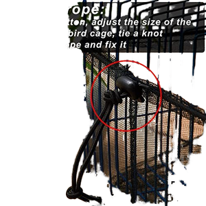 Kandang Burung Logam, untuk Burung Beo, Cockatiel, Lovebird, Merpati, Parkit Besar, Kandang Jaring - Product Image 4