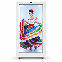 Afficheur numérique holographique 3D tactile de 86 pouces pour usage commercial en magasin, Holobox LCD transparent avec IA