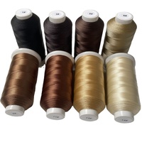 Aiguilles à crochet AWYQYH en nylon collé professionnel pour couture, tapisserie en cuir, tissage de jeans, extensions de cheveux, fabrication de perruques, modèle 210D/3