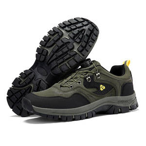 Chaussures de randonnée pour hommes, bout rond, doublure en mesh synthétique, semelle extérieure en caoutchouc, semelle intermédiaire en EVA, respirantes, toutes saisons, pour la marche en plein air et le trekking - Product Image 5