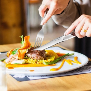 Flatware phụ kiện 4.5 inch bộ 6 thép không gỉ bếp bít tết Knife Set - Product Image 2