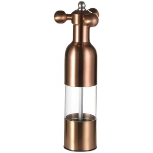 Moulin à poivre et à sel manuel en acier inoxydable 304 avec bouteille à épices en forme de robinet, moulin à poivre noir - Product Image 6