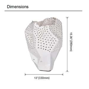 Lampe de table LED écologique en céramique artisanale de style ferme 2026 avec un design texturé à nervures cannelées contemporaines - Product Image 6