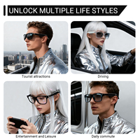 Lunettes Intelligentes F60 à Double Aspiration Magnétique, Double Carte Mère, Série Tactile, Traduction IA et Assistant Vocal
