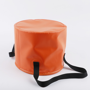 Bassin de lavage pliable pour le camping, PVC 500D, 30L, seau de stockage d'eau pliable étanche, seau de pêche, seau pliable - Product Image 3