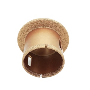 Forets diamantés brasés sous vide 40-60 mm à queue triangulaire, double couche, pour l'ouverture de trous dans les plans de travail, éviers et vasques - Product Image 2