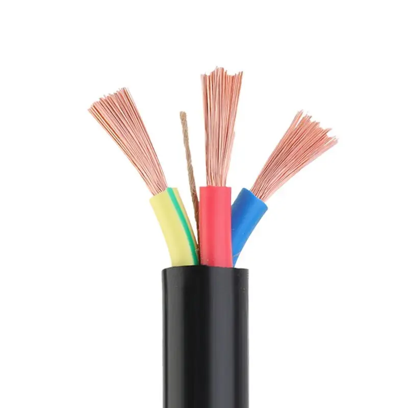 Free sample 2 3 4 5 core 2.5mm2 4mm2 6mm2 10mm2 16mm2 pvc flexible royal cord power cable