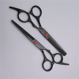 Professional <b>Hair</b> <b>Scissors</b> 6 Inch Stainless Steel 440C Multi Color Gemstone Screws For Beauty And Hairdressing - Product Image 5